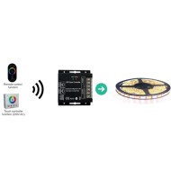 Δέκτης για ταινίες LED RGB 24A με θύρες RJ45 για απόλυτο συγχρονισμό και λυχνίες λειτουργίας Δέκτης για ταινίες LED RGB 24A με θύρες RJ45 για απόλυτο συγχρονισμό και λυχνίες λειτουργίας