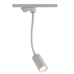 Σποτ led ράγας 2 καλωδίων λευκό 10W 230V 3000k θερμό λευκό φως 850lm δέσμης 24°