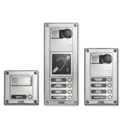 Προφίλ URMET 1158/20 με υποδοχή θυρομεγαφώνου για μπουτονιέρα Sinthesi Steel