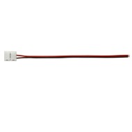 Συνδετήρας 2 καλωδίων για ταινία LED 8mm μονόχρωμη