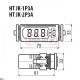 Ψηφιακό θερμόμετρο πίνακα VEMER HT-JK-1P3A για θερμοστοιχείο J-K-L-R-S-T-E-N από 0-400OC 33x75x81mm