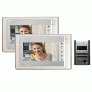 Σετ θυροτηλεόρασης VDP-312 με οθόνη 7ʼʼ TFT LCD 2 μόνιτορ & 1 κάμερα