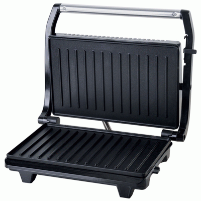 Τοστιέρα με grill πλάκες LIFE STG-100 INOX 700W με αντικολλητική επίστρωση για εύκολο καθάρισμα Τοστιέρα με grill πλάκες LIFE STG-100 INOX 700W με αντικολλητική επίστρωση για εύκολο καθάρισμα