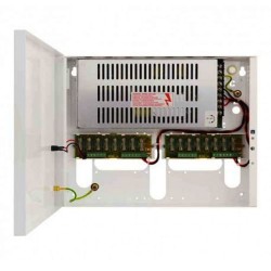Επίτοιχο τροφοδοτικό 12-15VDC 16Α PULSAR PSDC161216T CCTV εσωτερικού χώρου σε μεταλλικό κουτί με LED Επίτοιχο τροφοδοτικό 12-15VDC 16Α PULSAR PSDC161216T CCTV εσωτερικού χώρου σε μεταλλικό κουτί με LED