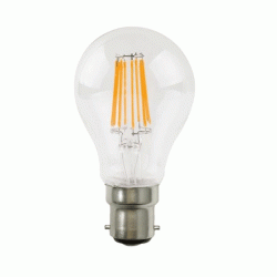 Λάμπα led Β22 8W 230V AC 6500k ψυχρό φως 915lm Vintage τύπου αχλάδι διάρκειας 30000h