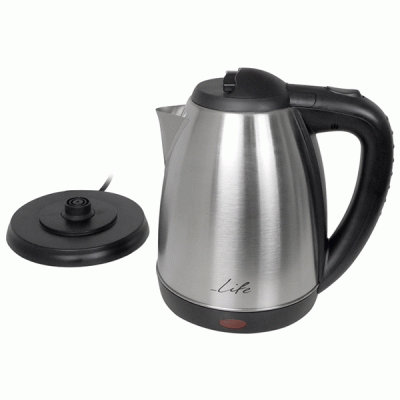 Ανοξείδωτος βραστήρας LIFE WK-001 2200W από ανοξείδωτο ατσάλι με μέγιστη χωρητικότητα 1.8L Ανοξείδωτος βραστήρας LIFE WK-001 2200W από ανοξείδωτο ατσάλι με μέγιστη χωρητικότητα 1.8L