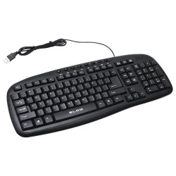 Πληκτρολόγιο BLOW KP-112 USB σε μαύρο χρώμα & μήκος καλωδίου 1.5m