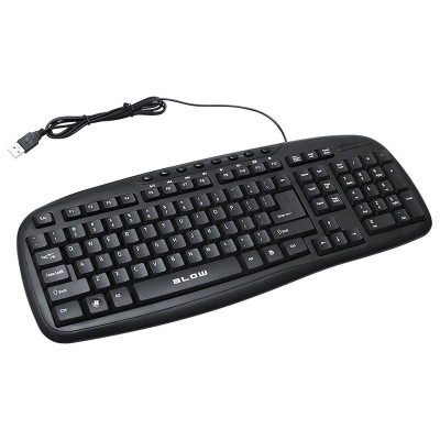 Πληκτρολόγιο BLOW KP-112 USB σε μαύρο χρώμα & μήκος καλωδίου 1.5m