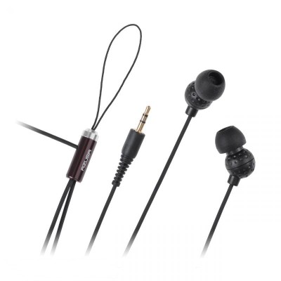 Ακουστικά ψείρες ενσύρματα AZUSA In Ear με υποδοχή jack 2.5mm σε μαύρο χρώμα 