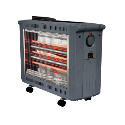 Θερμάστρα χαλάζια HT-1471 2400W με 3 ρυθμίσεις θερμοκρασίας και ρόδες