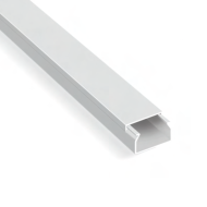 Κανάλι διανομής καλωδίων από PVC με διάσταση 25X16mm σε λευκό χρώμα