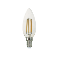Λάμπα led filament κεράκι Ε14 7W 230V 2700k θερμό λευκό φως 860lumen 30000h