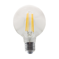 Λάμπα led filament globe G95 Ε27 10W 230V 4000k ενδιάμεσο λευκό φως 1260lumen δέσμης 360°