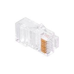 Φις RJ45 8p8c CAT5E Pass Through ανοιχτού τύπου 