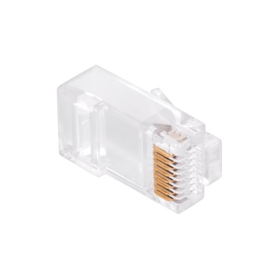 Φις RJ45 8P8C CAT6E Pass Through ανοιχτού τύπου