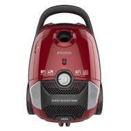 Ηλεκτρική σκούπα Robin RB-1801 RED 700W κόκκινη με χωρητικότητα σακούλας 3lt