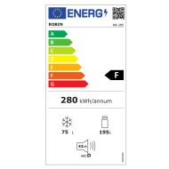 Ψυγειοκαταψύκτης Robin Rb-286 INOX 270lt Π55xΒ60xΥ180cm με σύστημα Full No Frost Ψυγειοκαταψύκτης Robin Rb-286 INOX 270lt Π55xΒ60xΥ180cm με σύστημα Full No Frost