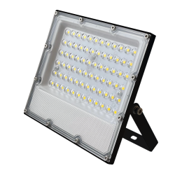 Προβολέας led smd 20W ψυχρό χρώμα φωτός 2400lm 6000K  220VAC RA80 IK08 μαύρος αλουμινίου IP65