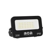 Προβολέας LED SMD 20W 3CCT 2000lm – Λευκό, RA>80, IP66, 185-265V Μαύρος