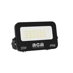 Προβολέας LED SMD 20W 3CCT 2000lm – Λευκό, RA>80, IP66, 185-265V Μαύρος