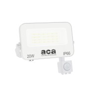 Προβολέας LED SMD 20W Λευκός με Αισθητήρα 3CCT 2000lm – RA>80, στεγανός IP66, 185-265V
