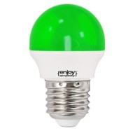 Λάμπα led P45 σφαιρική Ε27 1.8W 230V πράσινο φως δέσμης 180° enjoy simplisity 15000h
