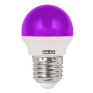 Λάμπα led P45 σφαιρική Ε27 1.8W 230V μωβ φως δέσμης 180° enjoy simplicity 15000h
