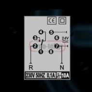 Χρονικό τάσης KRONOS TM10  220VAC-24VAC/DC χρόνος 0-10min