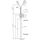 Αντίσταση για ανάφλεξη Pellet 250W 230V Φ9.5Χ140mm τύπου πουράκι με ρακόρ