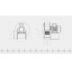 Βεντιλατέρ σαλίγκαρος OBR 260 M-4K μονοφασικός 230V 250W  1450m3/h  1380rpm Φ137mm
