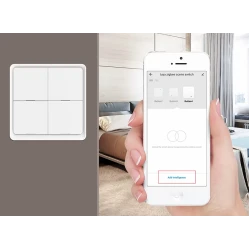 Smart Wi-Fi διακόπτης αφής 3 θέσεων με Dimmer και χρονοπρογράμματα πλήρες σετ N+L Tuya Smart Life 10A 90-250V 86x86x10mm