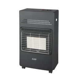 Σόμπα υγραερίου 1,5-4,2 kW μαύρη με 3 κεραμικές πλάκες, ρυθμιζόμενο θερμοστάτη και ρόδες 36x42x72cm Σόμπα υγραερίου 1,5-4,2 kW μαύρη με 3 κεραμικές πλάκες, ρυθμιζόμενο θερμοστάτη και ρόδες 36x42x72cm
