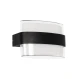 Μοντέρνα επιτοίχια απλίκα LED kelvo® EMPIRE 12W 1200lm IP65 θερμό λευκό 2700K μαύρο ματ 18.5x9x12cm