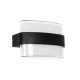Μοντέρνα επιτοίχια απλίκα LED kelvo® EMPIRE 12W 1260lm 4500K IP65 μαύρο ματ 18.5x9x12cm