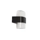 Μοντέρνα επιτοίχια απλίκα LED kelvo® EMPIRE 12W 1260lm 4500K IP65 μαύρο ματ 18.5x9x12cm