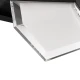 Μοντέρνο επιτοίχιο φωτιστικό LED kelvo® EMPIRE 12W 1200lm IP65 θερμό λευκό 2700K μαύρο ματ 18.5x10x17.5cm