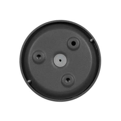 Μοντέρνα επιτοίχια απλίκα LED GLOBOSTAR® ZERODA 9W 1080lm 6000K αδιάβροχη IP65 γκρι ανθρακί ματ 9.5x11x16cm