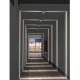 Μοντέρνα επιτοίχια απλίκα LED GLOBOSTAR® ZERODA 9W 1080lm 6000K αδιάβροχη IP65 γκρι ανθρακί ματ 9.5x11x16cm