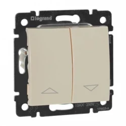 Διακόπτης ρολών Legrand Valena 10A 250V κρεμ 774304 Διακόπτης ρολών Legrand Valena 10A 250V κρεμ 774304