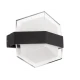 Επιτοίχια απλίκα LED kelvo® EMPIRE 12W 1260lm IP65 φυσικό λευκό 4500K διφωτο μαύρο ματ 18.5x10x17.5cm