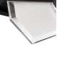 Επιτοίχια απλίκα LED kelvo® EMPIRE 12W 1260lm IP65 φυσικό λευκό 4500K διφωτο μαύρο ματ 18.5x10x17.5cm