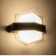 Επιτοίχια απλίκα LED kelvo® EMPIRE 12W 1260lm IP65 φυσικό λευκό 4500K διφωτο μαύρο ματ 18.5x10x17.5cm