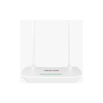 VDSL modem router REDLINE WR2400 Wi-Fi 4 300Mbps με 4 θύρες LAN και 2 εξωτερικές κεραίες 5dBi