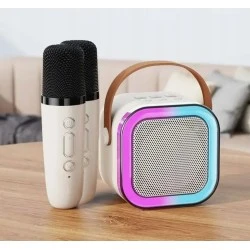 Ηχείο bluetooth Karaoke RGB με 2 μικρόφωνα BLOW με εμβέλεια bluetooth έως 10m & χρόνος αναπαραγωγής ΄΄εως 1,5-2 ώρες