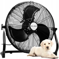 Ανεμιστήρας δαπέδου 45cm 200W BLOW μαύρο με ρυθμιζόμενη γωνία 3 ταχύτητες 