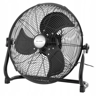 Ανεμιστήρας δαπέδου 45cm 200W BLOW μαύρο με ρυθμιζόμενη γωνία 3 ταχύτητες 