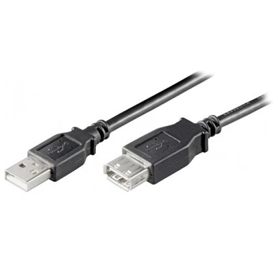Καλώδιο USB A αρσενικό - USB A 2.0 θηλυκό 0.3m ιδανικό για χρήση σε τηλεοράσεις