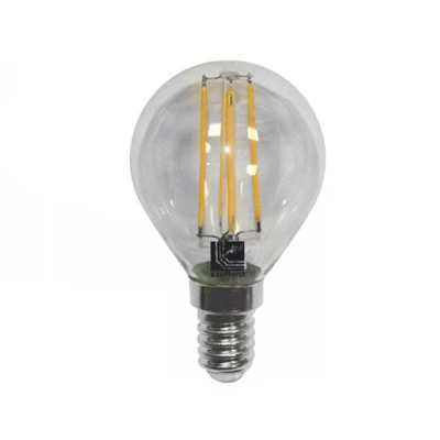 Λάμπα led cog σφαιρική διάφανη Ε14 ισχύος 6W 230V ντιμαριζόμενη 2800k θερμό λευκό φως 720lm