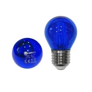 Λάμπα led COG G45 σφαιρική E27 ισχύος 2W 230V μπλε φως δέσμης 330°