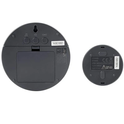 Kit κουδουνιού Legrand Comfort ανθρακί με 15 μελωδίες και ρυθμιζόμενη ένταση ήχου 75dB στεγανό IP44 Kit κουδουνιού Legrand Comfort ανθρακί με 15 μελωδίες και ρυθμιζόμενη ένταση ήχου 75dB στεγανό IP44